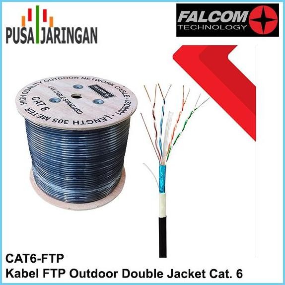 FALCOM NETC003-FTP-6 LAN CABLE STANDART FTP/STP CAT.6 OUTDOOR