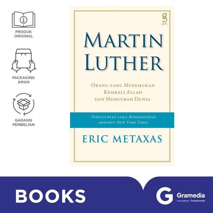 TERBARU Buku Martin Luther (Eric Metaxas)