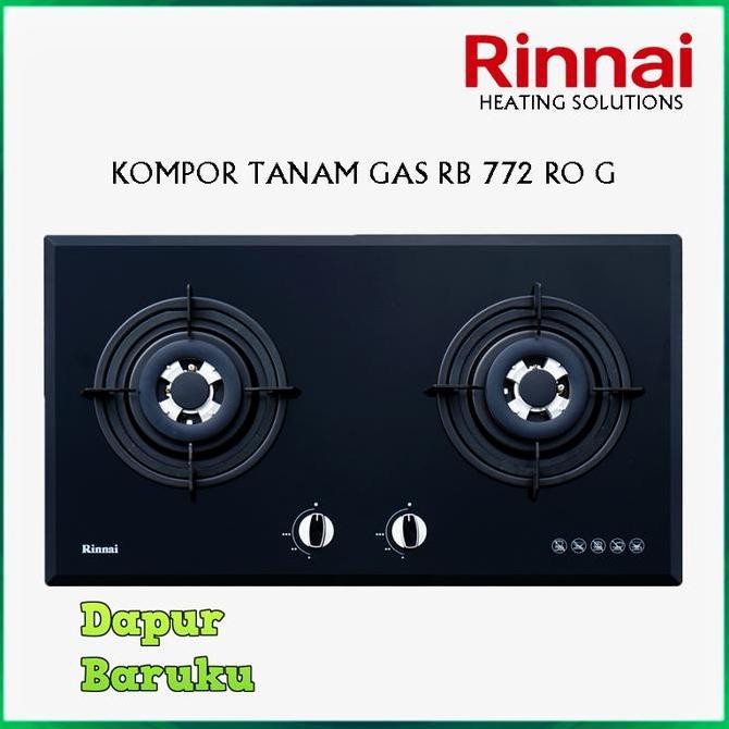 PROMO Kompor Tanam RINNAI RB 772 RO G / RB 772 RO(G)