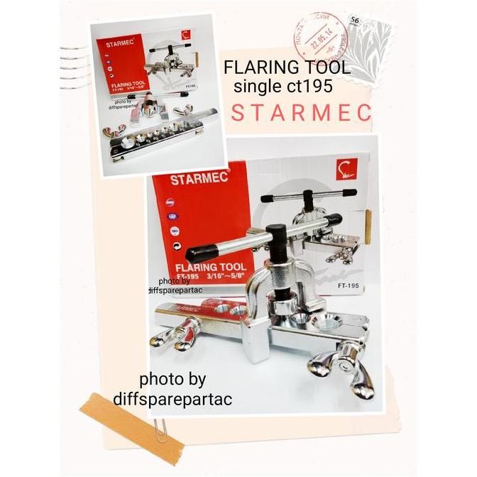 Flaring Tool Single Ct-195 Flaring Pipa Ac Tembaga