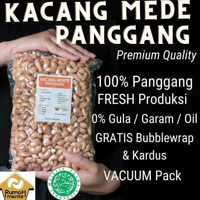 

KACANG MEDE PANGGANG PURE 500GR