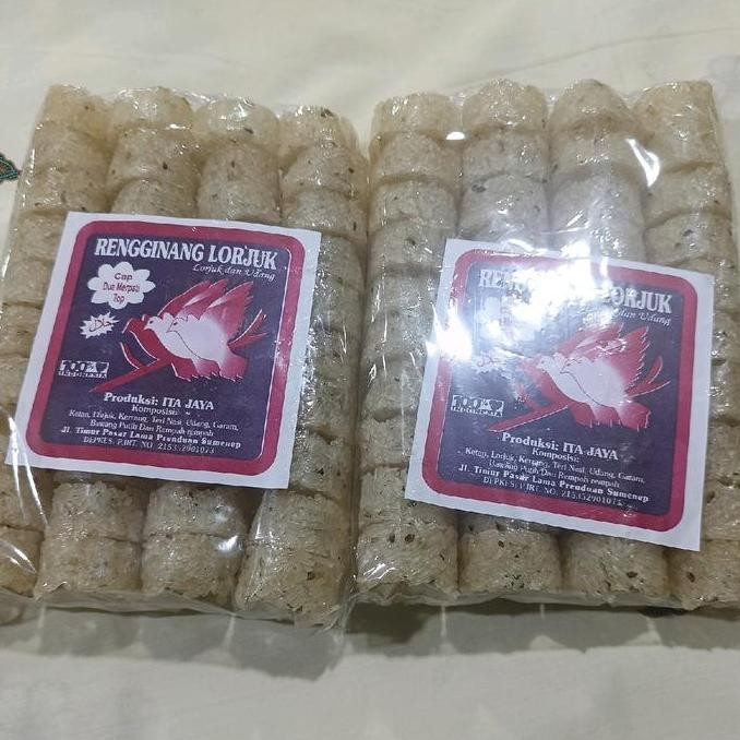 

(ANUGRAH) 2 BUNGKUS rengginang lorjuk 800g cap 2 MERPATI isi 80 pcs