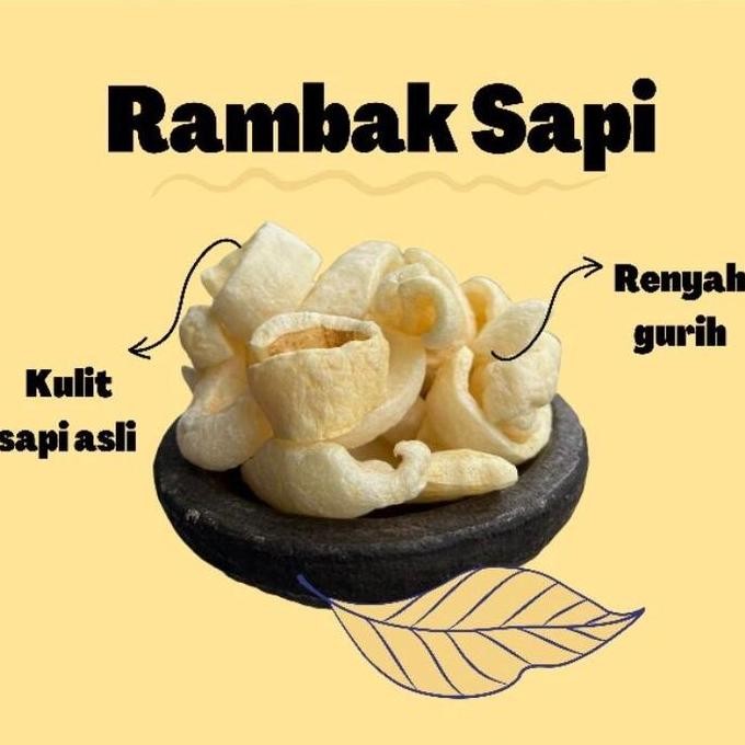 

(Oleh Oleh Surabaya) Kerupuk Rambak Kulit Sp Asli Gurih 100gr