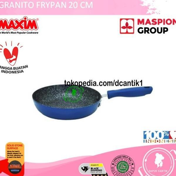 Murah Frypan Granito 20 Cm Maxim Teflon Maspion