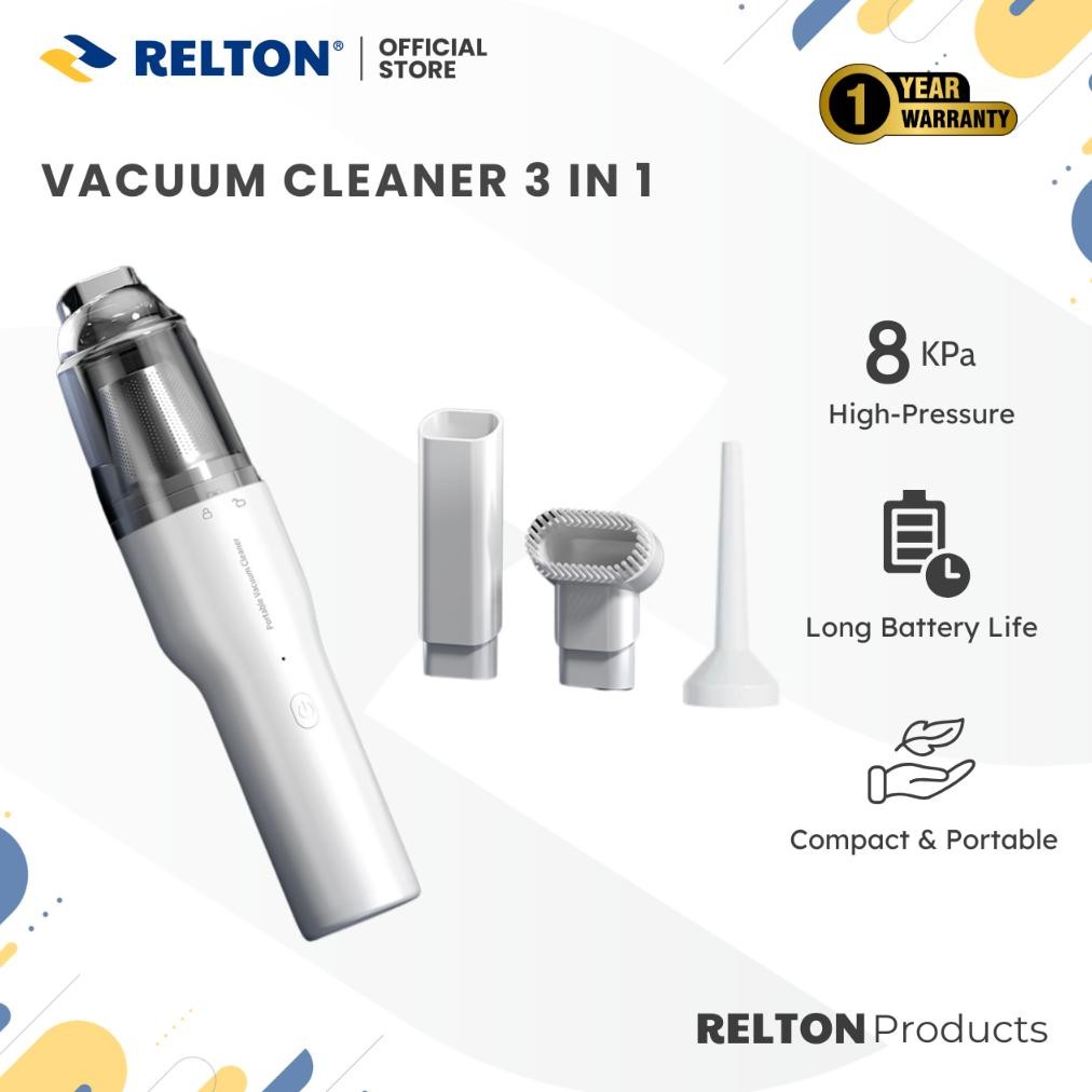 NEW Vacuum Cleaner Mobil Mini Portable Cordless Penyedot Debu Portabel Vakum Cleaner Multifungsi [te