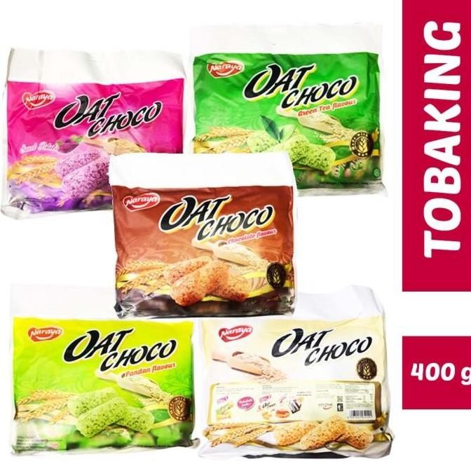 

Naraya Oat Choco Vanilla Pandan Green Tea Sweet Potato 400gr HALAL