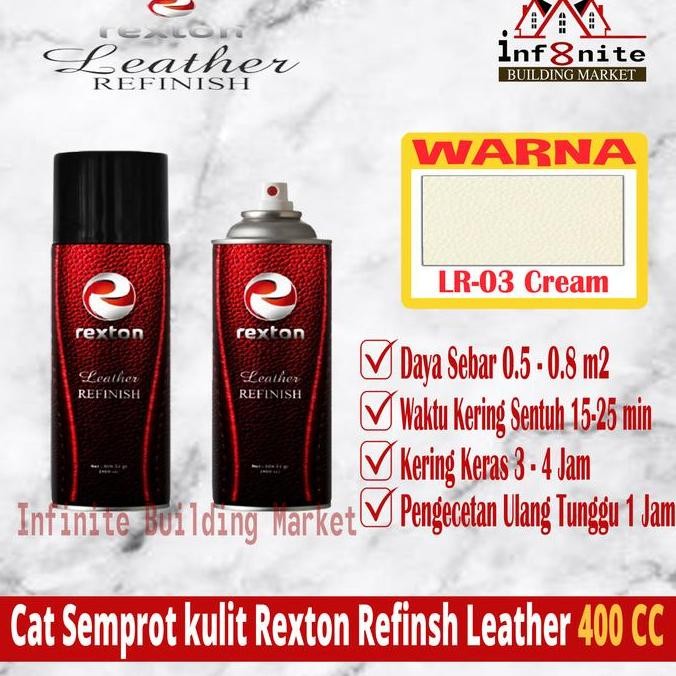 Cat Semprot Kulit Leather Rexton Refinish Cat Jok Kulit Mobil Sofa