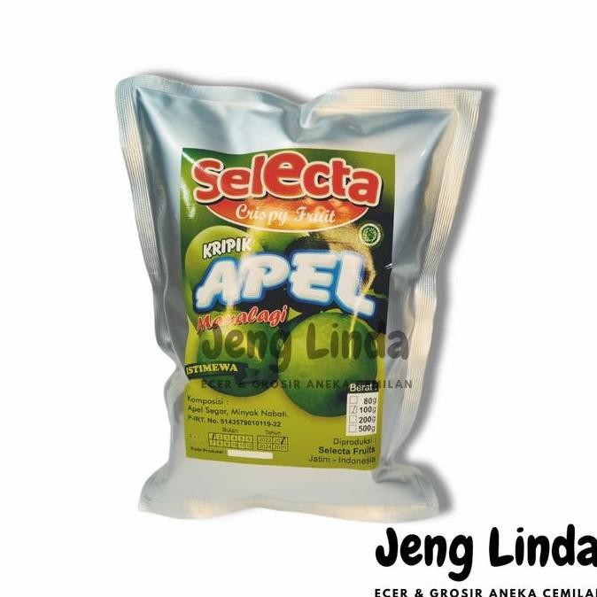 

Keripik / kripik buah Apel Selecta 100gr oleh-oleh khas Malang
