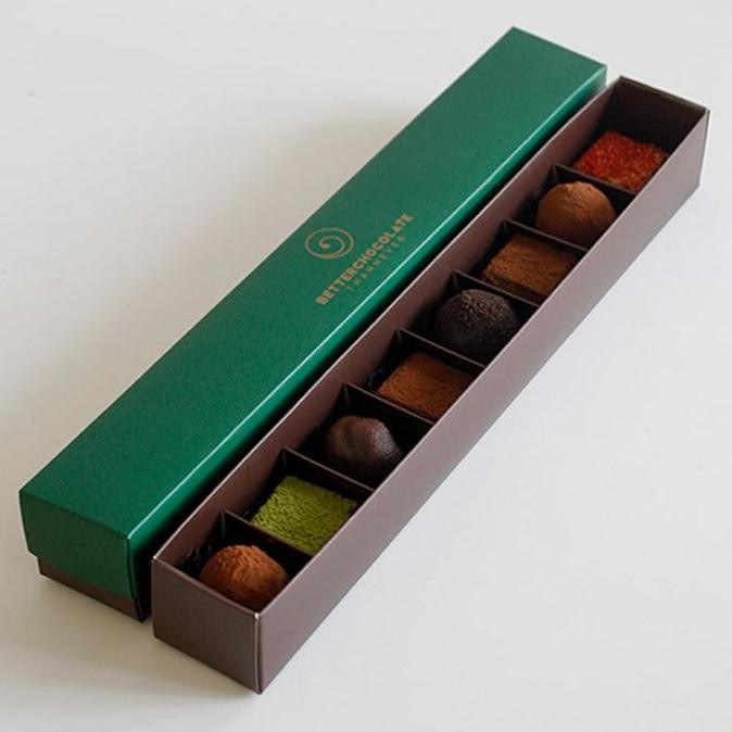 

Box of 8 Truffles Set (mix alcohol & non alcohol) - Betterchocolatethannever