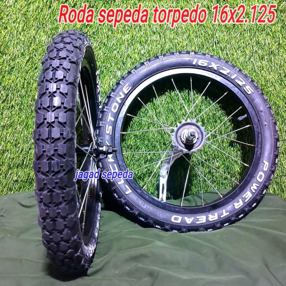 Murah Wheelset Roda Sepeda Velg Torpedo 16X2.12/Roda Sepeda Bmx 16 In Torpedo