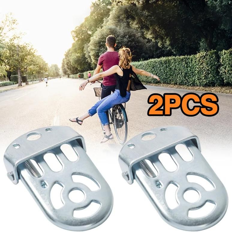 ''Terlaris" 2Pcs Jalu Sepeda Pedal Belakang / Jalu Lipat Sepeda / Sepeda Pijakan Lipat Boncengan Jal