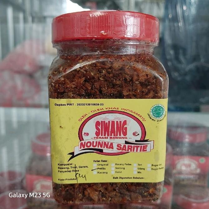 

ID | SIWANG NOUNNA SARITIE OLEH OLEH KHAS INDRAMAYU - BAWANG GORENG TERASI 170 GR