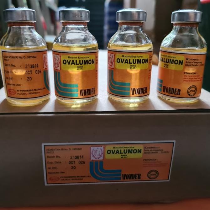 ovalumon 20ml obat hormon estradiol vitamin suntik birahi ayam kucing [terbaik]