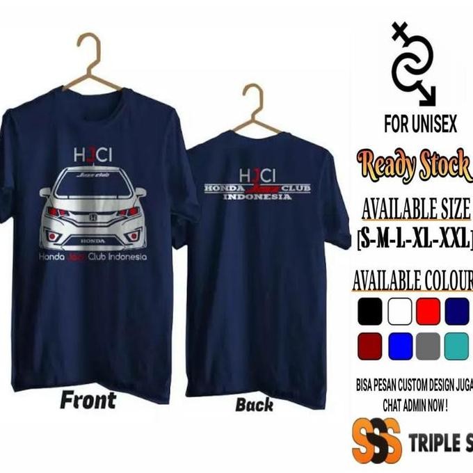 (Expert) KAOS HJCI HONDA JAZZ CLUB INDONESIA KAOS OTOMOTIF CLUB MOBIL KEREN