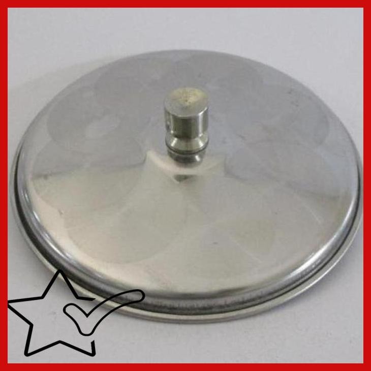 [TKR] TUTUP GELAS STAINLESS BESAR MOTIF