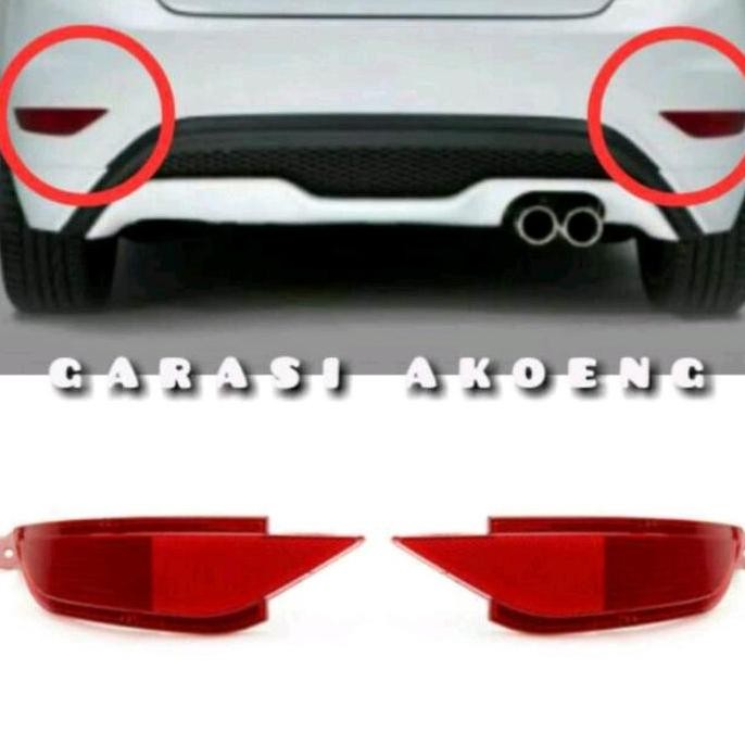 LAMPU REFLEKTOR BUMPER BELAKANG FORD FIESTA KANAN KIRI REFLECTOR BEMPER BELAKANG MATA KUCING FOGLAMP