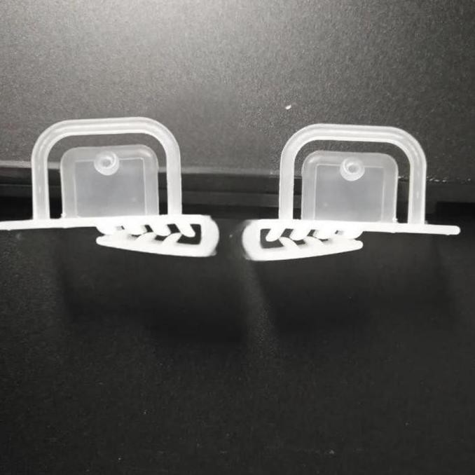 

50Pcs Clip On Pop Penjepit Pvc Klip Klip Iklan Gigi Lunak Pamflet Media Promo Cetak Wobbler