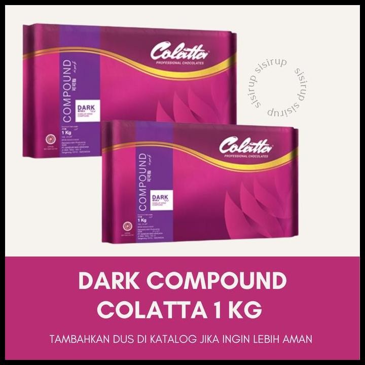

Terlaris Dark Compound Colatta / Dark Chocolate / Colatta Good Quality