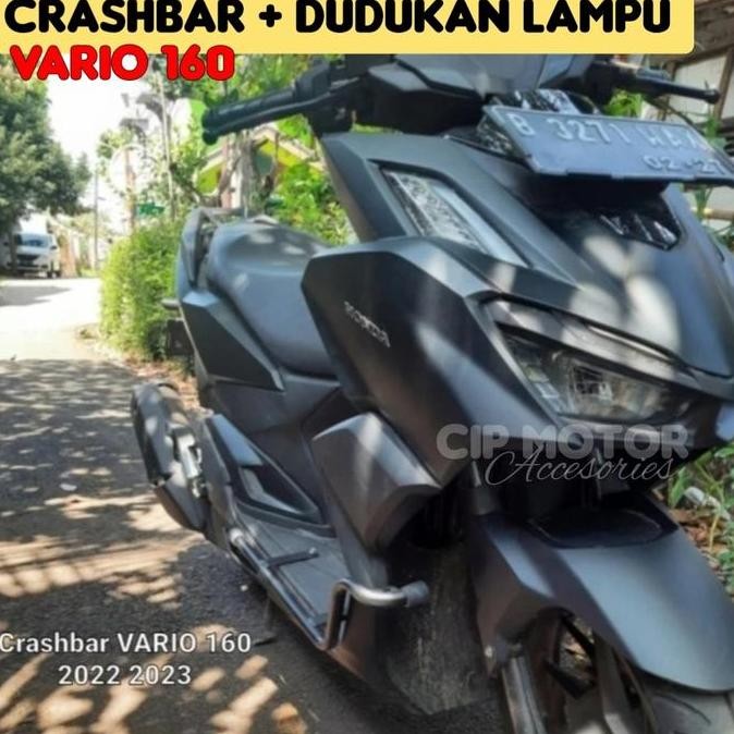 CRASHBAR VARIO 160 2022 2023 TUBULAR DUDUKAN Lampu VARIO 160 HARGA SPESIAL