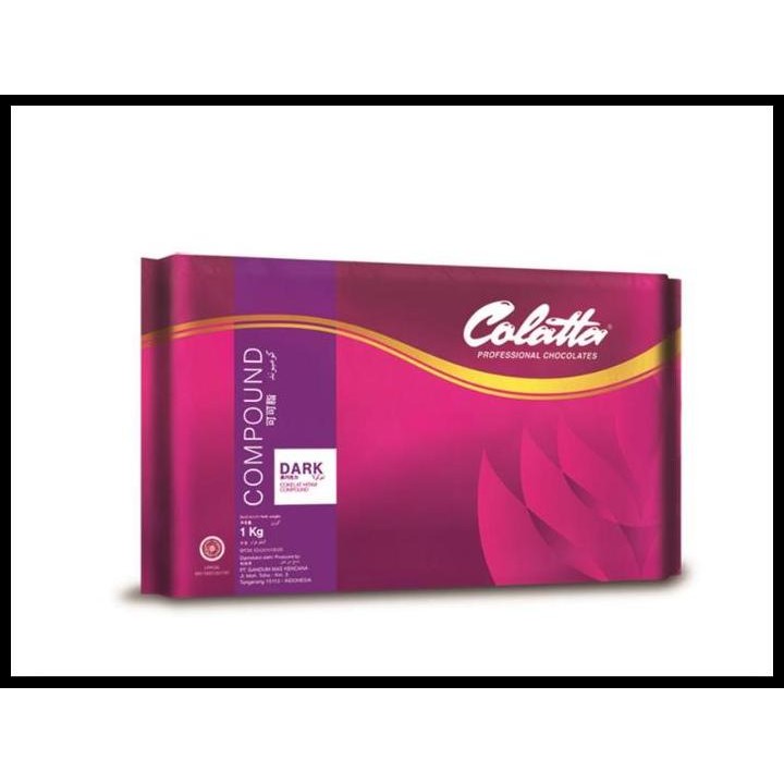 

Terlaris Colatta Dark Chocolate Compound 1Kg / Colatta Dcc / Coklat Masak Good Quality