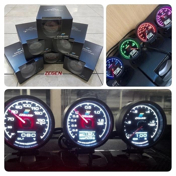 Indikator Greddy Multi Da Gauge Volt Voltmeter Aki Mobil Original Dan Terpercaya