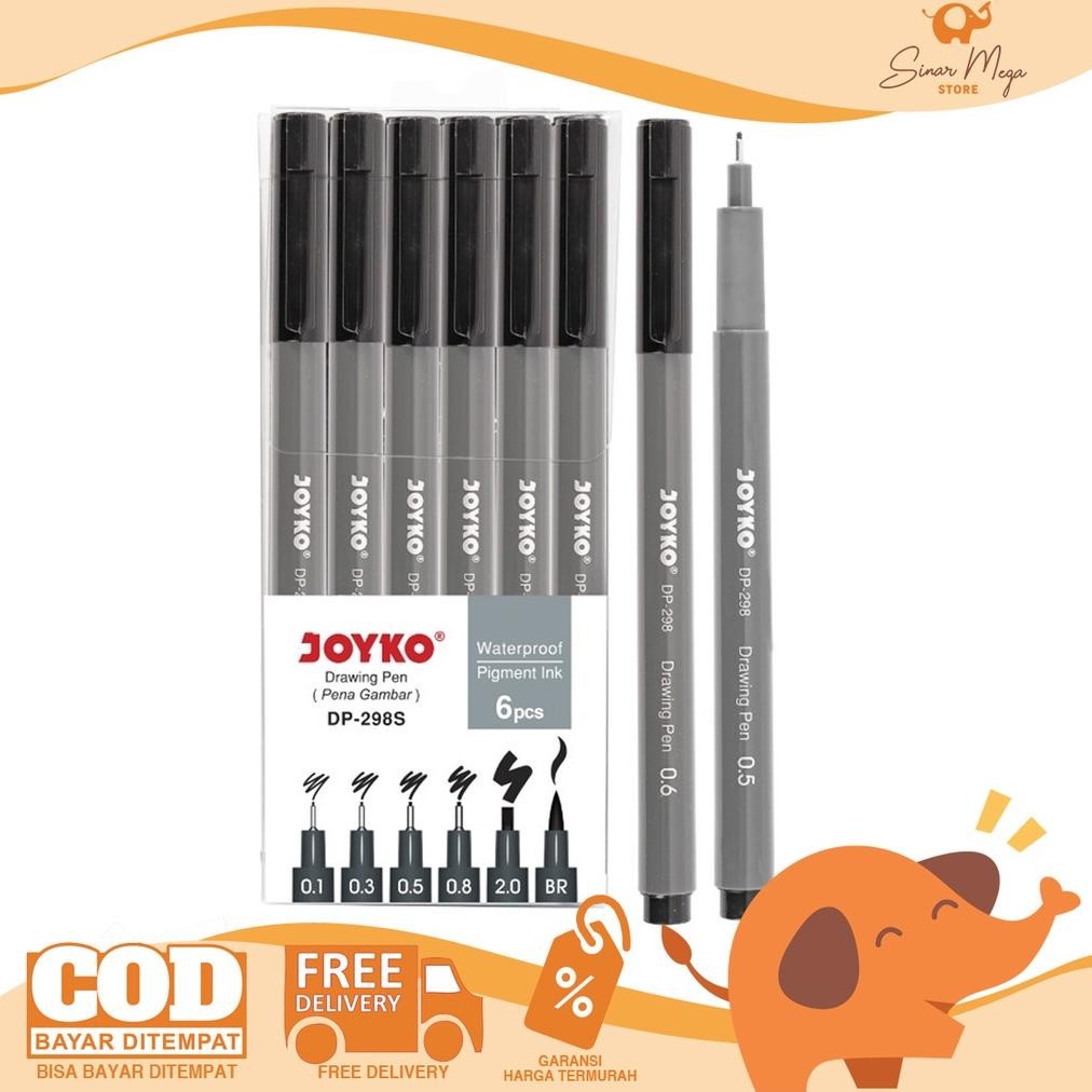 

Joyko Drawing Pen Set (Isi 6) DP-298S DiM