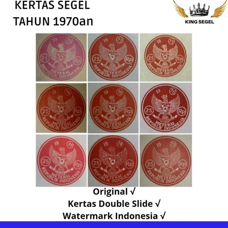 

Kertas Segel Tahun 1970 1971 1973 1974 1975 1976 1977 1978 1979 DiM
