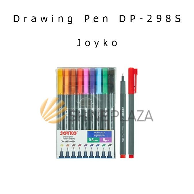 

Drawing Pen Set Joyko DP-298S-059C 0.5mm - Pulpen Pena Spidol Gambar Warna 0,5 mm DiM