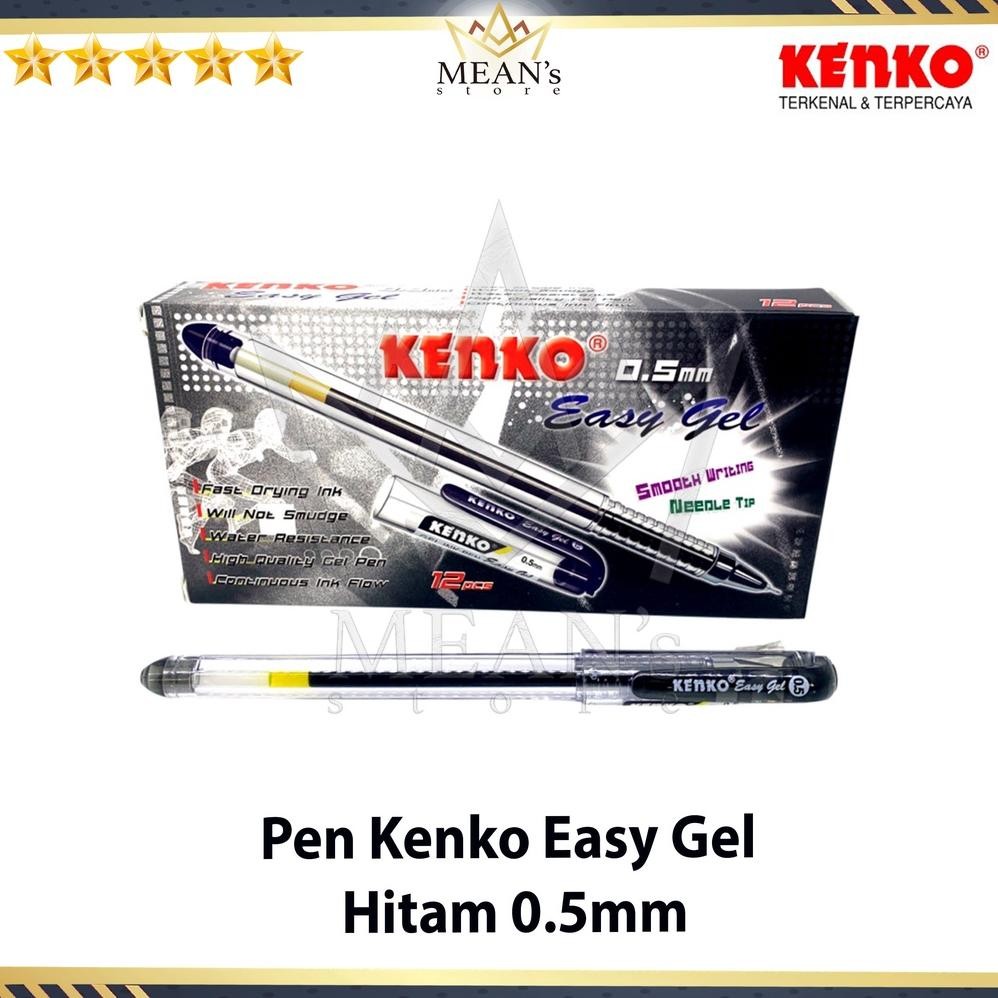 

Pen Kenko Easy Gel 0.5mm / Pulpen Gel Kenko / Easy Gel Hitam, Biru DiM