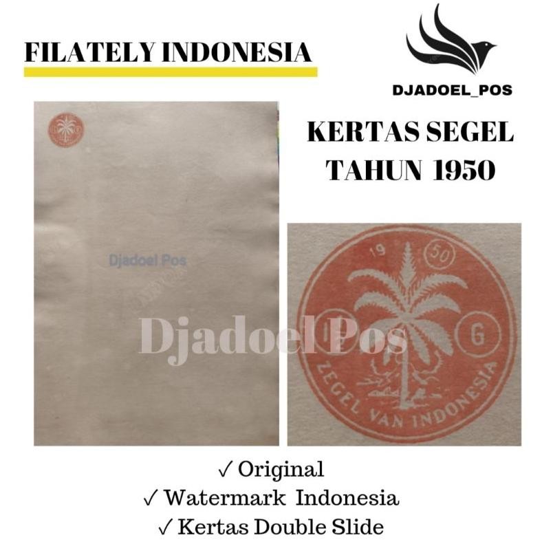 

KERTAS SEGEL TAHUN 1950 (Buy 1 Get 1 Free) Double Asli DiM