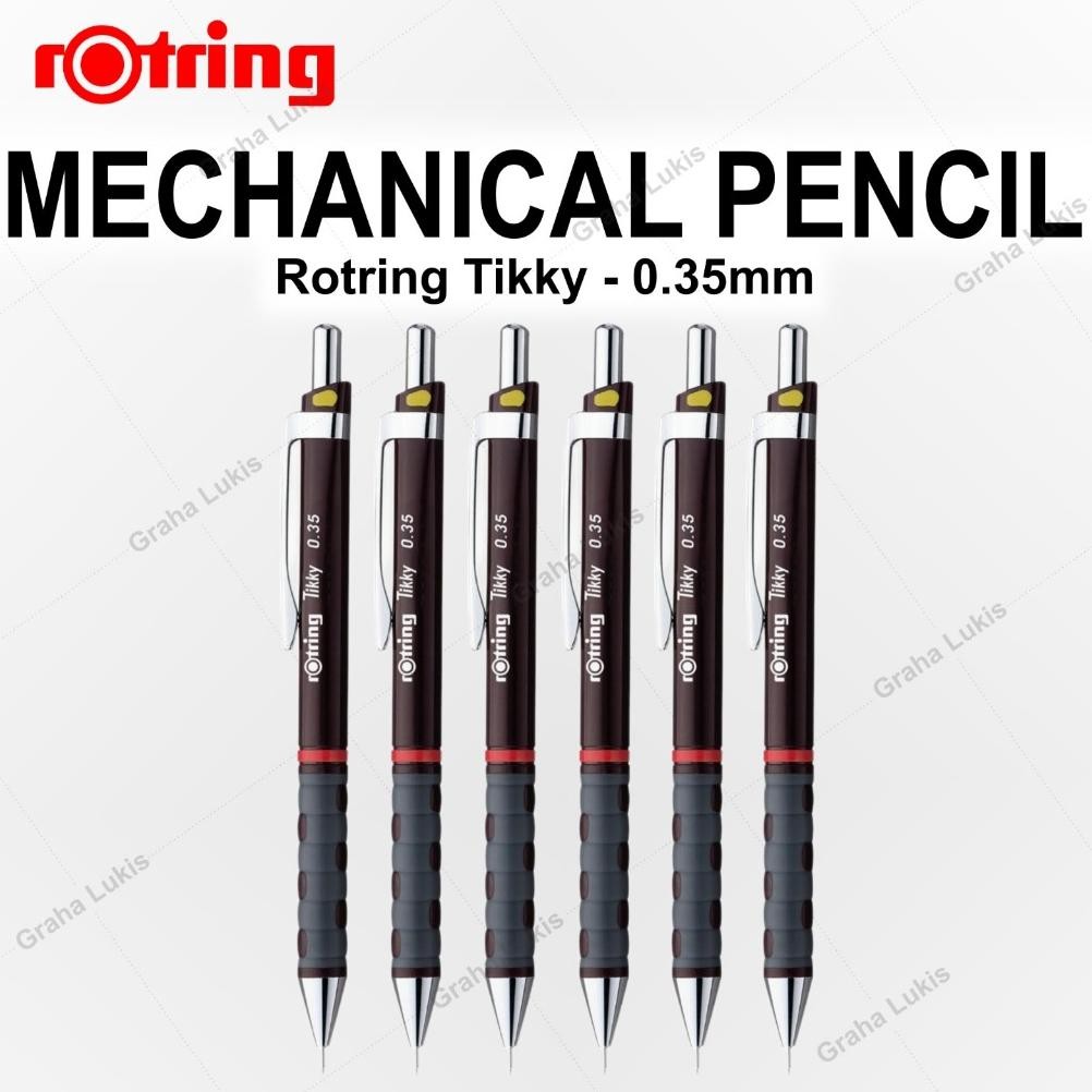 

Rotring Tikky Mechanical Pencil 0.35 mm - Burgundy / Black DiM