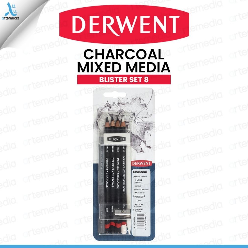 

Derwent Charcoal Mixed Media 8 Blister Set Pensil Arang DiM