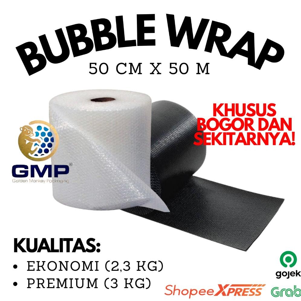 

Bubble Wrap Premium 50 CM x 50 METER Tebal & Kuat DiM