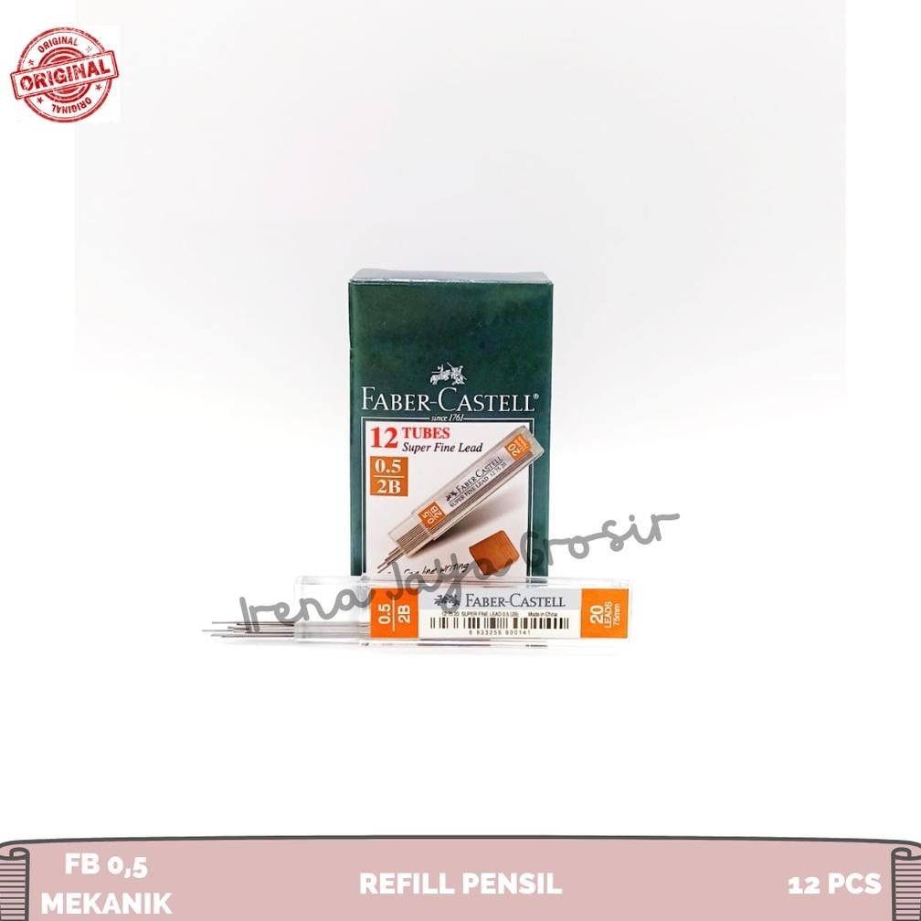 

ISI ULANG REFILL PENSIL MEKANIK FABER CASTELL 0,5mm 2B DiM