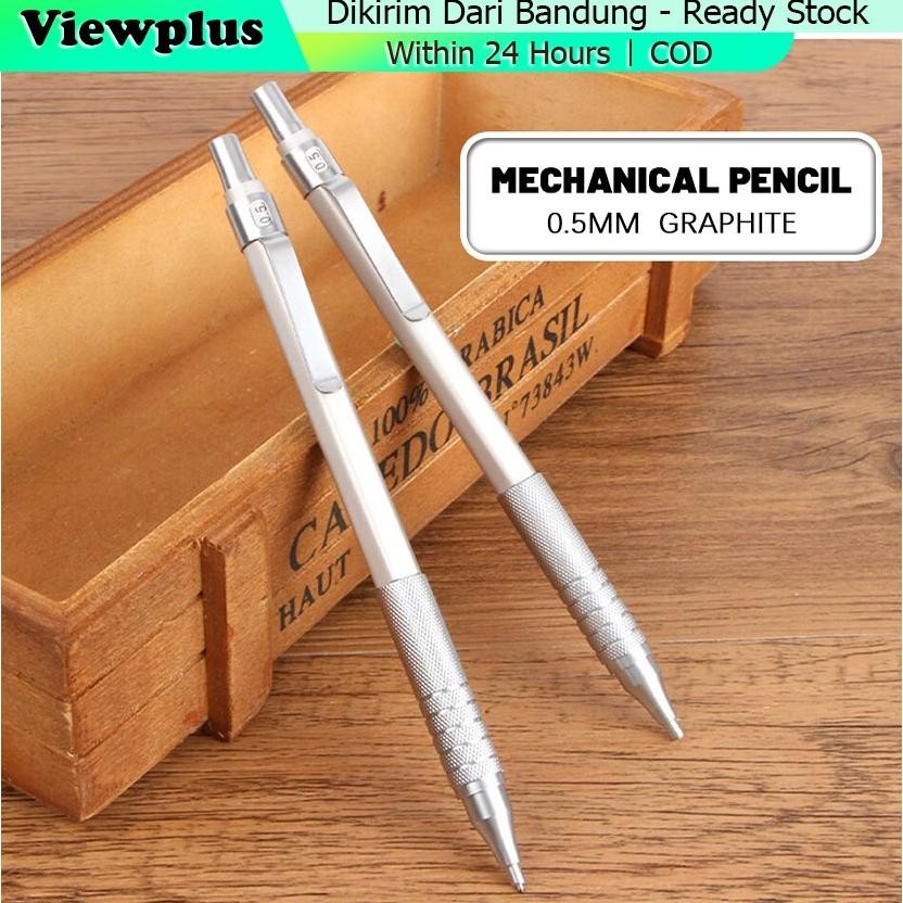 

0.5 mm Pensil Mekanik Metal Mechanical Drafting Pencil dengan Pusat Gravitasi Rendah Untuk Sekolah / Kantor - Pensil Mekanik pentel Pencil graph gear 500 DiM