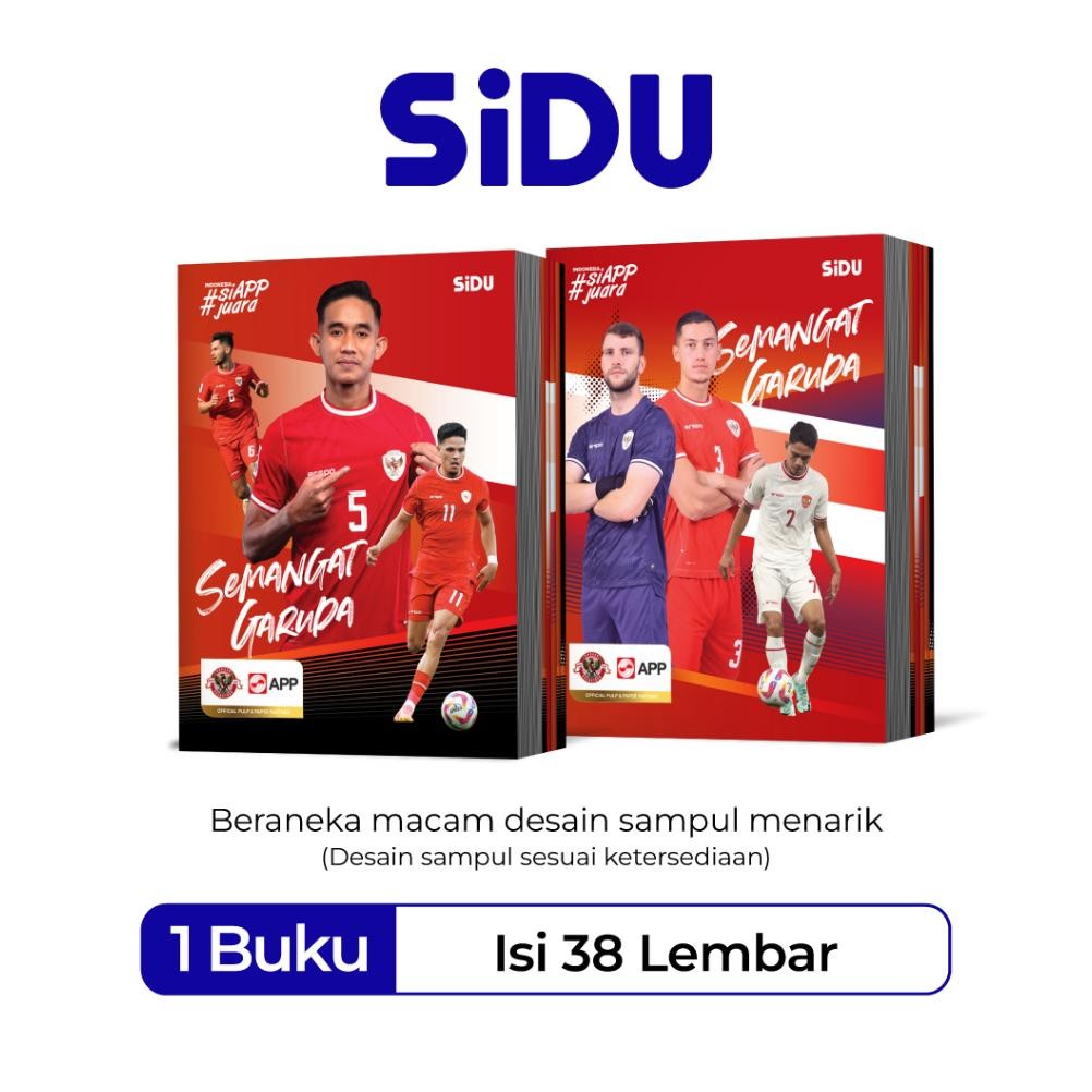

SiDU Buku Tulis Timnas 38 Lembar - 10 buku