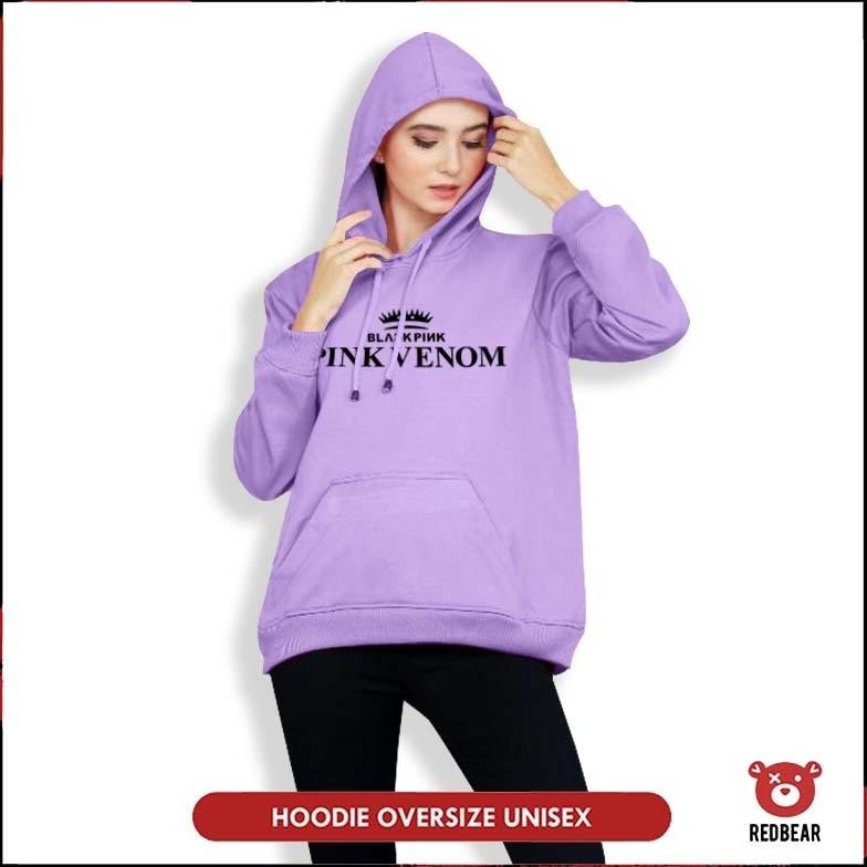 Redbear Hoodie Jumper Bp Pink Venom (Sablon) M-Xxl Wanita