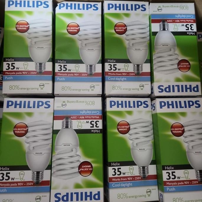 Promo Lampu Philips Spiral 35W Tornado 35 Watt Helix 35W Putih