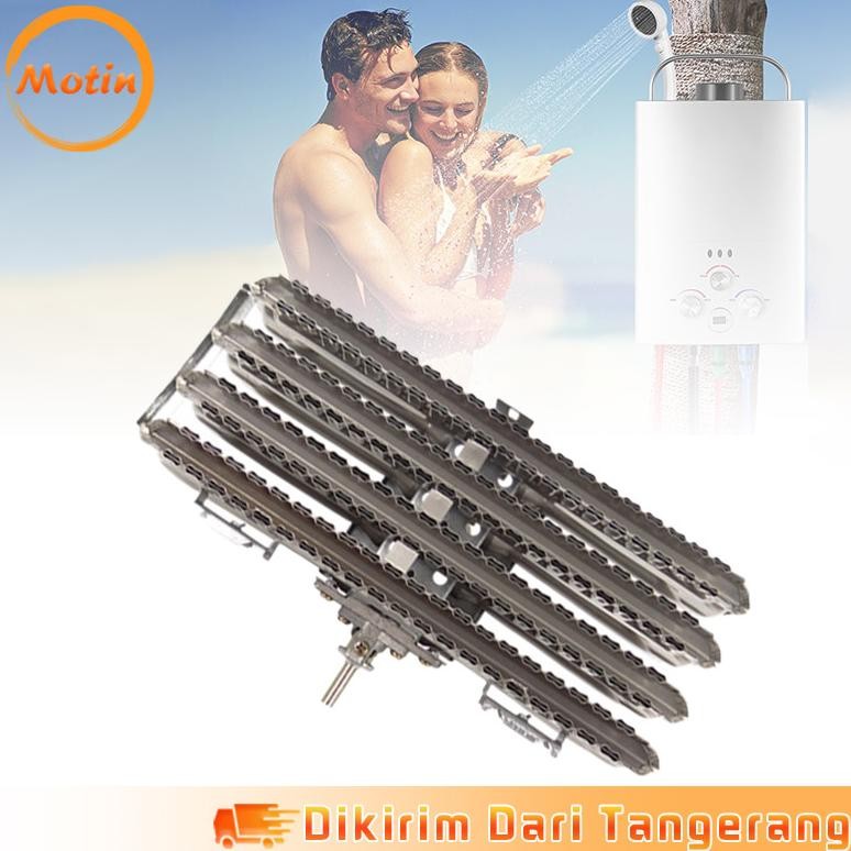 NEW 4 Rows Gas Cair Burner Kompor Stove Water Heater Tungku Gas Water Heater [terbaik][terlaris]