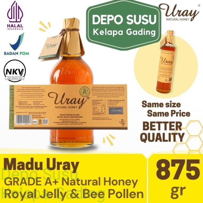 

NEW Madu Uray 875gr ( isi 640ml ) Honey Murni Lebah Hutan Asli Sehat Alami READY