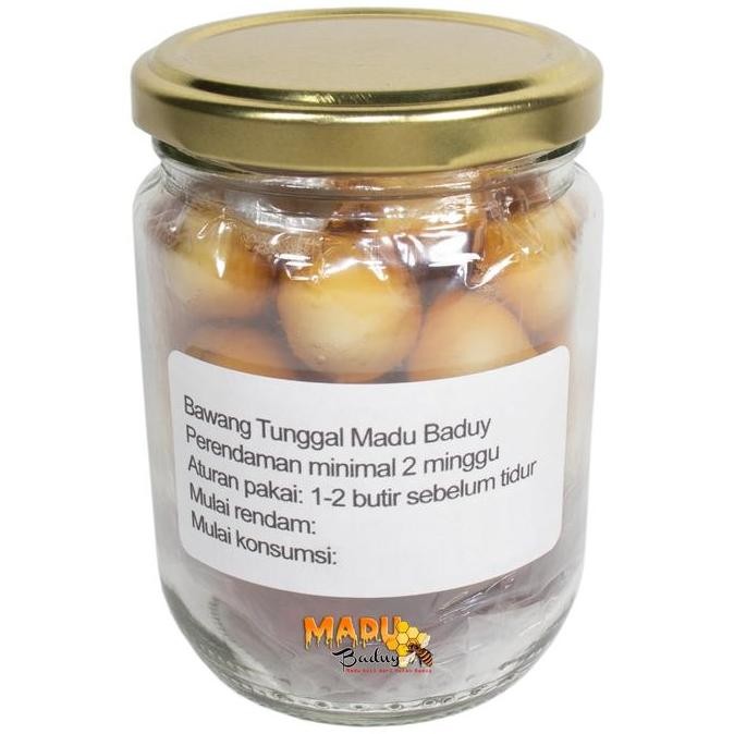 

NEW Bawang Putih Tunggal Lanang Madu Asli Lebah Murni Hutan Baduy 250gram READY