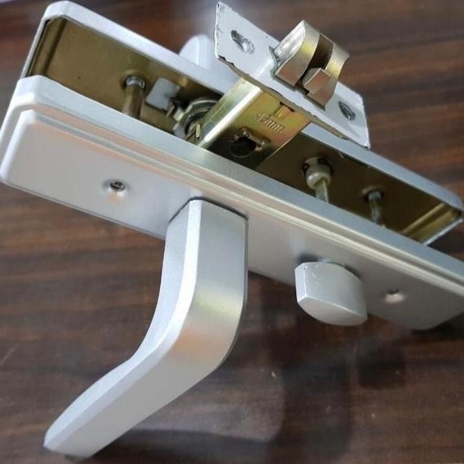 Kunci Pintu Kamar Mandi Alumunium / Handle Pintu Wc Tebal Alumunium / Kunci Toilet Kamar Mandi