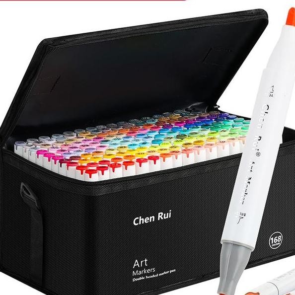 

Mwchenrui Spidol Warna Warni Dualtipujung Brushujung Broadart Marker Set Ohuhu Markers