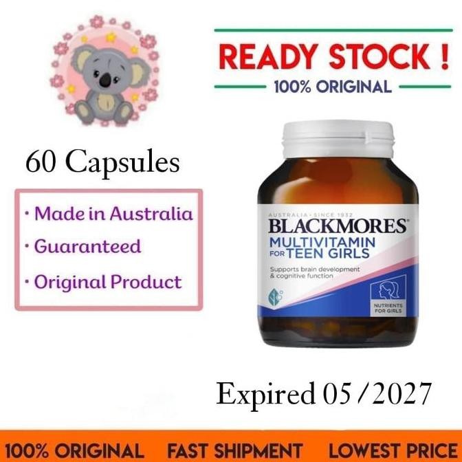 Blackmores Multivitamin Multi Vitamin Teen Girl Remaja Perempuan