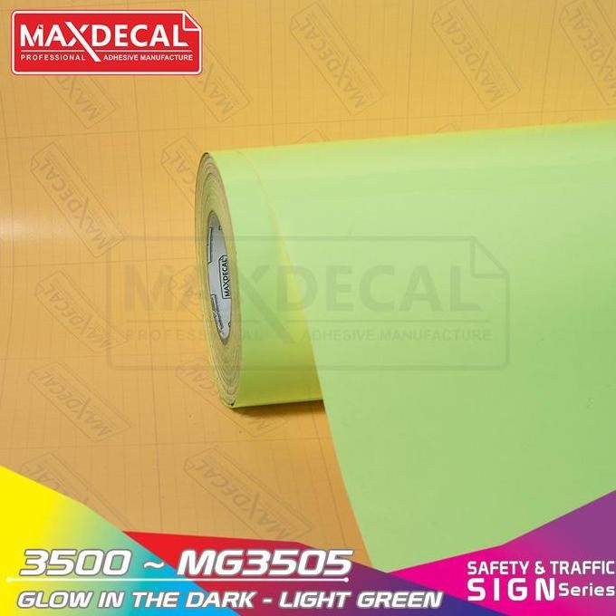 

BEBAS ONGKIR - MAXDECAL GID 3505 LIGHT GREEN Fosfor GLOW IN DARK Luminous MG3505
