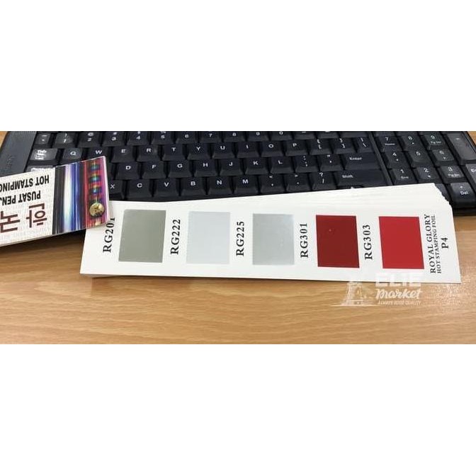 KERTAS FOIL / HOT STAMPING FOIL 1/2 ROLL / Hotprint / Poly Emboss