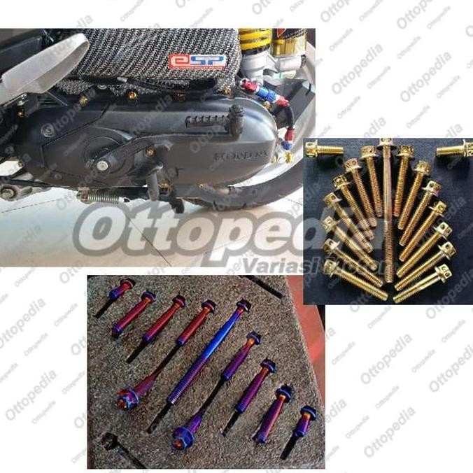 yang dicari@@@@] Baut Probolt Blok CVt Variasi Motor Honda Beat Scoopy