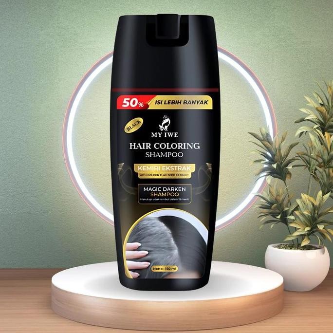 My Iwe Hair Coloring Shampoo Shampoo My Iwe Penghitam Sampo My Iwe My Iwe Hair Coloring Hair Colorin