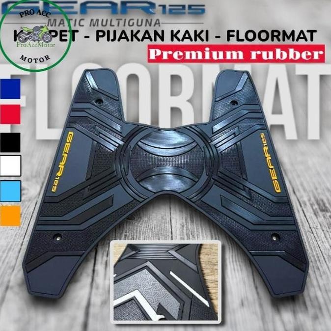 KARPET YAMAHA GEAR 125 KARPET ALAS PIJAKAN KAKI YAMAHA GEAR 125