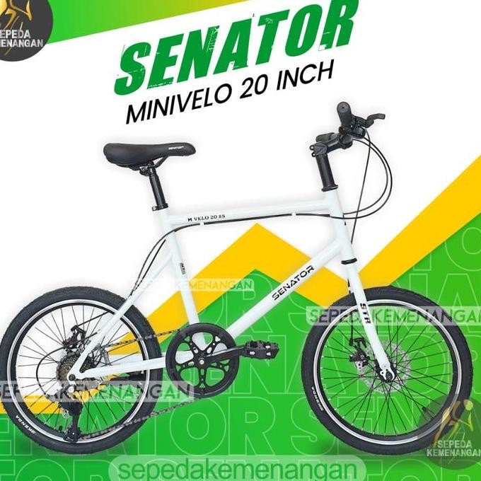 Diskon Sepeda Minivelo 20 Inc Senator New 8 Speed Rem Cakram Bisa Buat Dewasa Murah